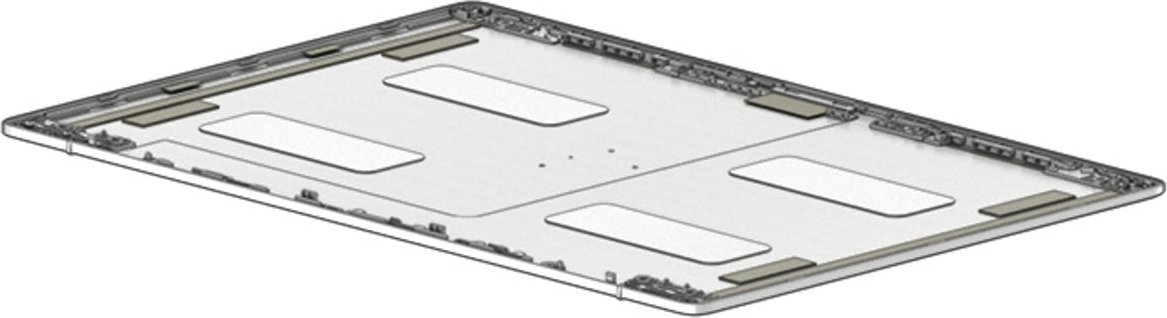 Kapak ekrani për laptop HP M35755-001, pjesë origjinale, i zi
