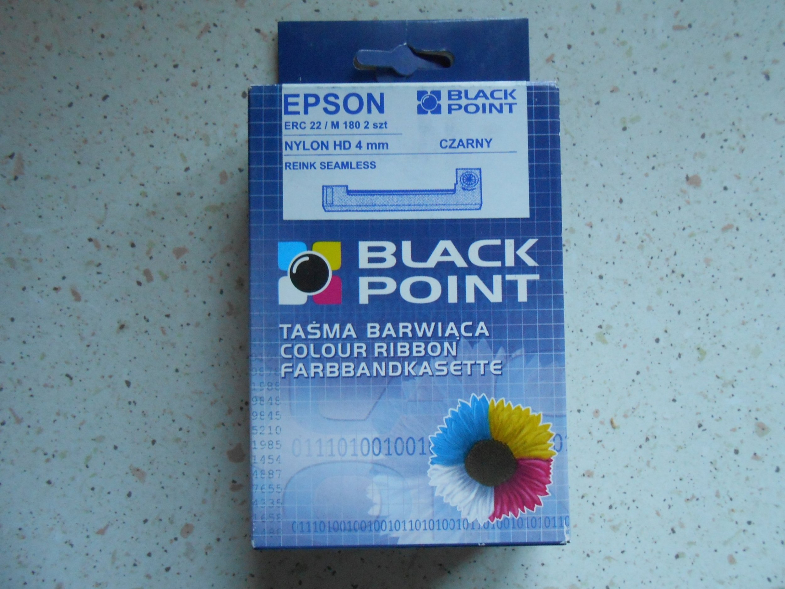 Ribbon printeri Epson ERC-22, për modele 160 180 181, i zi