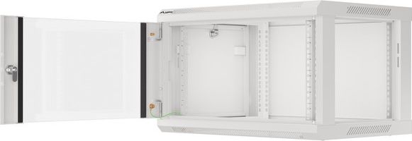 Kabinet muror rrjeti Lanberg WF01-6406-10S, 19", 6U, gri