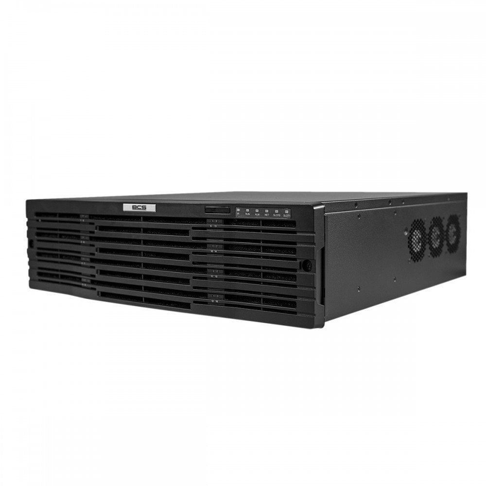 Видео рекордер IP BCS POINT BCS-P-NVR6416-4KR, 64 канали, 4K, црн