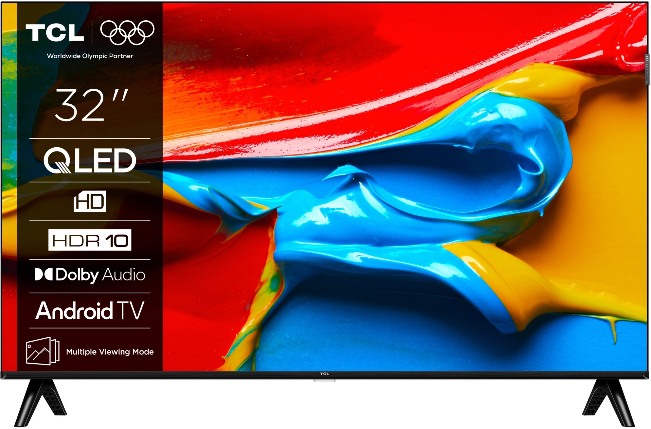 Televizor TCL QLED 32V4C, 32", HD, Smart TV, i zi