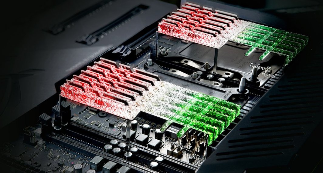 Memorie G.Skill Trident Z Royal, DDR4, 16 GB, 4000 MHz, CL15, F4-4000C15D-16GTRS