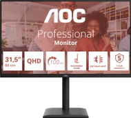 Monitor AOC E4 Q32E4U, 31.5", Quad HD 2560 x 1440, 100Hz, i zi