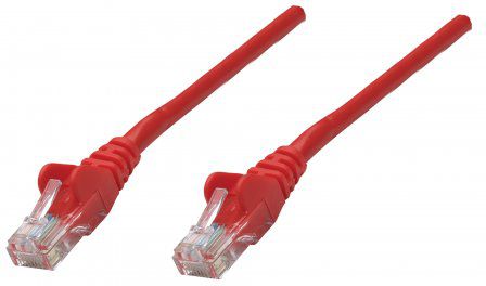 Kabllo rrjeti Intellinet Cat6, 0.25m, bakër, e kuqe