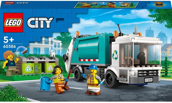 Set LEGO® City 60386 Garbage truck, 261 pjesë