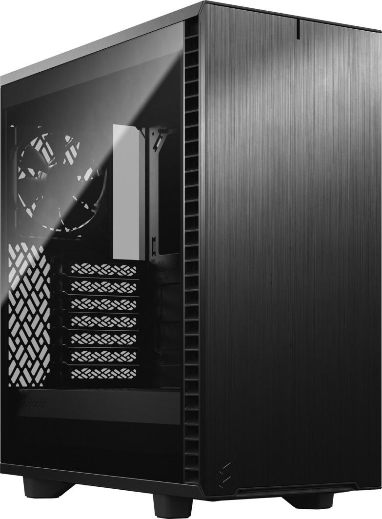 Kasë Fractal Design Define 7 Compact TG Dark Tint, e zezë, Midi Tower