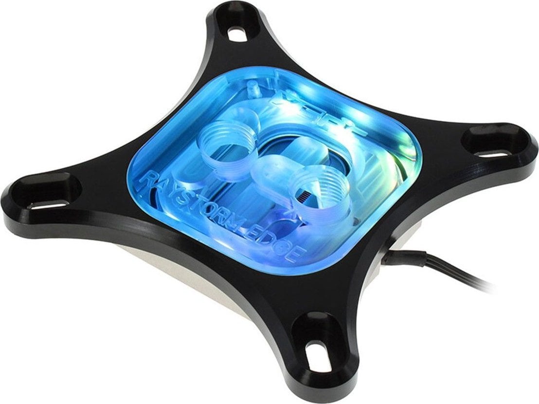 Bllok uji CPU XSPC Raystorm EDGE ARGB, për Intel, aRGB, i zi