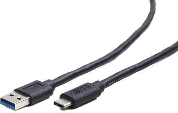 Kabllo Gembird USB-A në USB-C, 1m, e zezë
