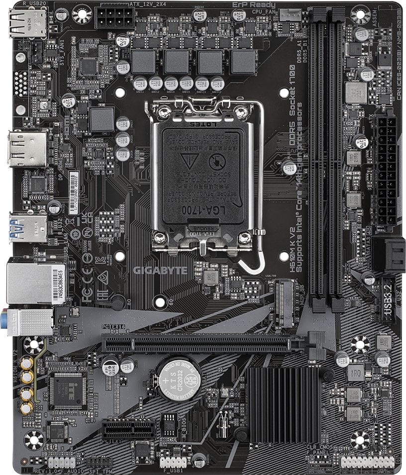 Pllakë amë GIGABYTE H610M K DDR5 V2