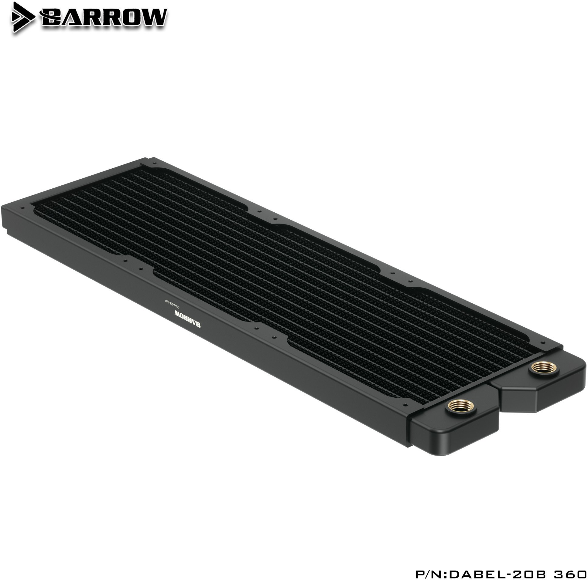 Radiator ftohës për PC Barrow Dabel-20b, 240mm, 20mm trashësi, i zi