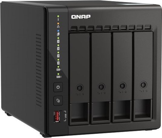 Server NAS QNAP TS-453E, 8GB RAM, 4 slote, i zi