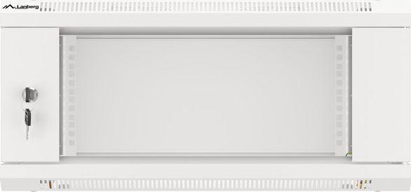 Kabinet për server Lanberg WF01-6404-10S, 19", i bardhë