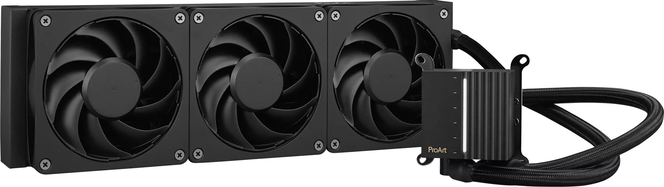 Ftohës uji për procesor ASUS ProArt LC 360, 360 mm, 3x 120 mm, i zi