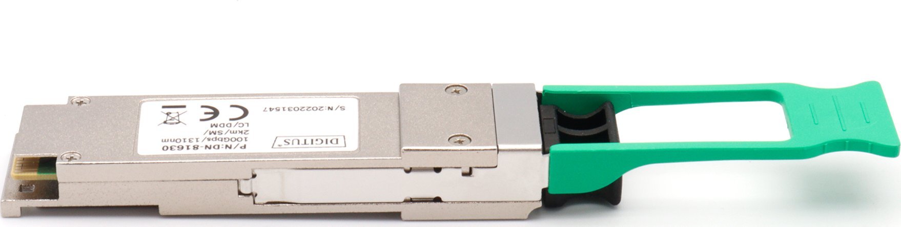 Modul transceiver Digitus ZUB QSFP28, 100Gbps, MPO, i argjendtë