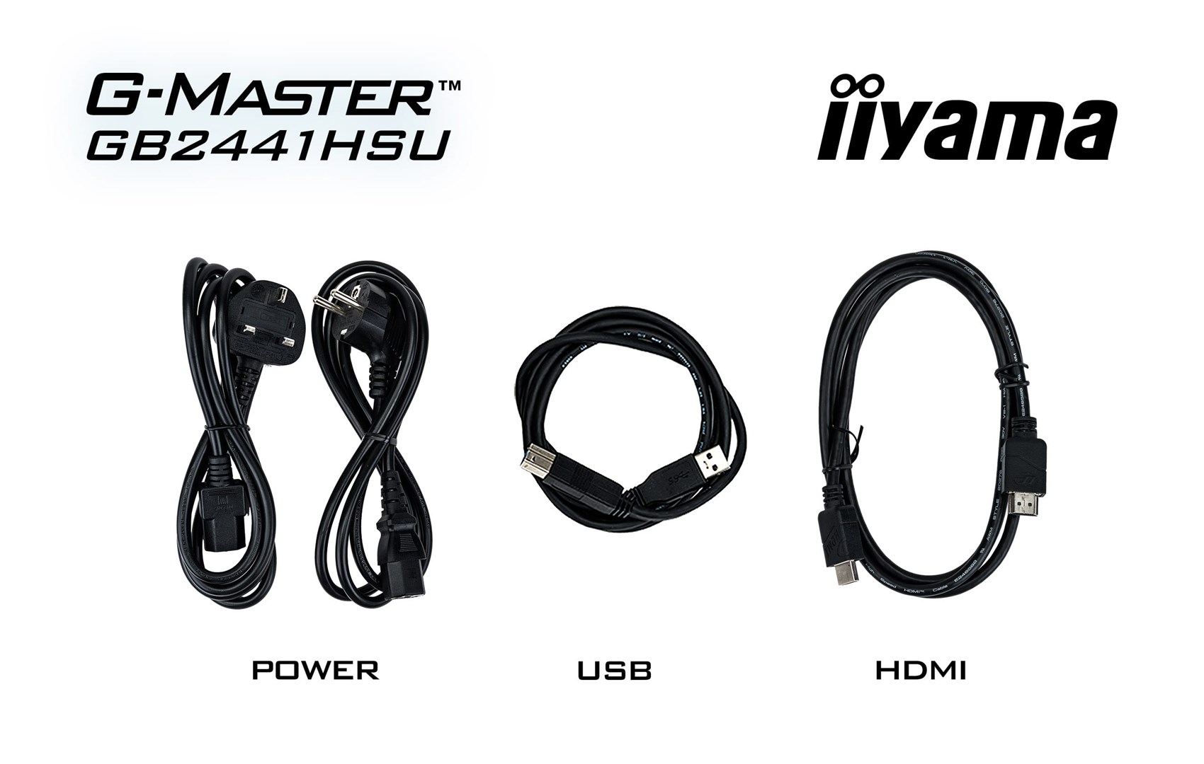 Monitor gaming Iiyama G-MASTER GB2441HSU, 24", Full HD 144Hz, i zi