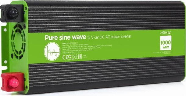 Inverter Gembird ENERGENIE PureSinWave, 1000W/2000W, i zi