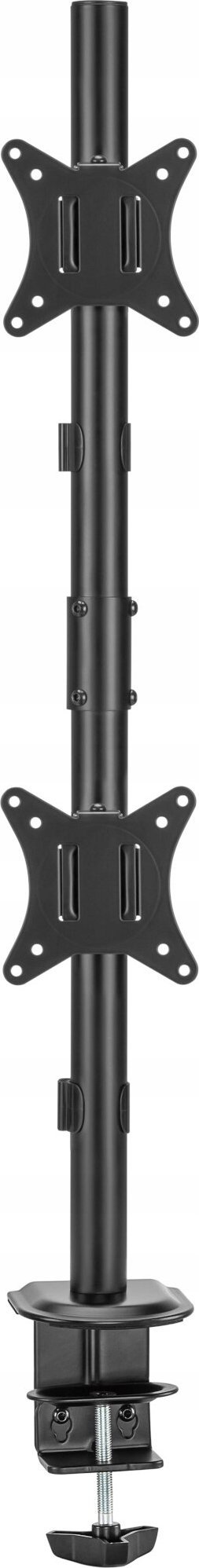 Mbajtëse tavoline për monitorë Gembird MA-D2-02, për 2 monitorë 17"-32", rrotullim dhe anim, e zezë